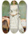 Triptych art skateboard deck of Raimundo De Madrazo Y Garreta Before The Ball by Raimundo De Madrazo Y Garreta (1841-1920)