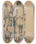 Triptych art skateboard deck of Samuel Prout A Laborer Seen From Behind Operating A Machine by Samuel Prout (1783-1852)