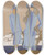 Triptych art skateboard deck of J Dory Crations Premet Alger by J Dory