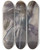 Triptych art skateboard deck of Edgar Degas Dancer Stretching by Edgar Degas (1834-1917)