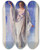 Triptych art skateboard deck of John La Farge The Resurrection Of Christ by John La Farge (1835-1910)