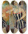 Triptych art skateboard deck of William James Glackens Pony Ballet by William James Glackens (1870-1938)