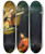 Triptych art skateboard deck of Baltasar De Echave Orio The Prayer In The Garden by Baltasar De Echave Orio (1558-1623)