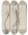 Triptych art skateboard deck of Amedeo Modigliani Femme Nue Debout_8 by Amedeo Modigliani (1884-1920)