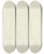 Triptych art skateboard deck of Charles Despiau Female Nude_3 by Charles Despiau (1874-1946)