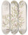 Triptych art skateboard deck of Sydenham Edwards Winged Epidendrum by Sydenham Edwards (1768-1819)