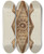 Triptych art skateboard deck of Harry Mann Waddell Detail Side Of Confessional by Harry Mann Waddell (1876-1956)