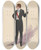 Triptych art skateboard deck of Will R Barnes Untitled_23 by Will R Barnes (1939)