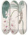 Triptych art skateboard deck of Sydenham Edwards Violet Vanda by Sydenham Edwards (1768-1819)