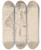 Triptych art skateboard deck of Adolph Tidemand Sittende Kvinne_2 by Adolph Tidemand (1814-1876)