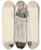 Triptych art skateboard deck of Christen Dalsgaard Stende Bondekone Der Sknker I Et Glas by Christen Dalsgaard (1824-1907)