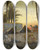 Triptych art skateboard deck of Peder Mrk Mnsted Desert Encampment by Peder Mork Monsted (1859-1941)