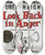 Triptych art skateboard deck of Artcraft Lithograph Look Back In Anger by Artcraft Lithograph (1905-1970)