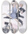 Triptych art skateboard deck of Georges Goursat Sem Hei Hei Do It Hit It Couple Dansant Au Son De Deux Saxos by Georges Goursat (Sem) (1863-1934)