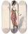 Triptych art skateboard deck of Will R Barnes Tillie Act I 29 by Will R Barnes (1939)