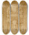 Triptych art skateboard deck of Diego De Silo Perspective Scenery by Diego de Silo (1495-1563)