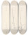 Triptych art skateboard deck of Cornelius Varley Front View Of A Vessel With Masts by Cornelius Varley (1781-1873)