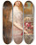 Triptych art skateboard deck of Eduard Veith Portrt Annie Sussanka by Eduard Veith (1856-1925)