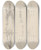 Triptych art skateboard deck of Jzef Simmler Sketches Of Gothic Architectural Details_2 by Jozef Simmler (1823-1868)