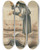 Triptych art skateboard deck of Carlo Pellegrini Prime Ministers He Is Too Honest A Tory For His Party And His Time The Marquis Of Salisbury 10 July 1869 by Carlo Pellegrini (1839-1889)