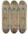 Triptych art skateboard deck of John La Farge Chapel Window by John La Farge (1835-1910)