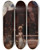 Triptych art skateboard deck of Henri Gervex Tude Pour Un Tableau Non Identifi Montrant Lhippodrome De Deauville by Henri Gervex (1852-1929)