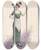 Triptych art skateboard deck of Will R Barnes Tillie Act I 28 by Will R Barnes (1939)