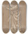 Triptych art skateboard deck of Robert Walter Weir Aaron Converting His Staff Into A Serpent by Robert Walter Weir (1803-1889)