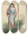 Triptych art skateboard deck of Will R Barnes 14Lady Moya Fitzpatrickact Iii by Will R Barnes (1939)