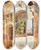 Triptych art skateboard deck of Sir Aston Webb Locksmiths Shop by Sir Aston Webb (1849-1930)