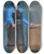 Triptych art skateboard deck of Karl Wiener Ohne Titel Frau In Blauer Bluse Und Schwarzem Kleid by Karl Wiener (1901-1949)