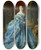 Triptych art skateboard deck of Vicente Palmaroli Y Gonzlez La Infanta Isabel De Borbn Y Borbn Hija De Isabel Ii by Vicente Palmaroli Y Gonzalez (1834-1896)