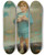 Triptych art skateboard deck of Jessie Willcox Smith Portrait Of A Boy by Jessie Willcox Smith (1863-1935)