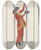 Triptych art skateboard deck of Jan Van Brock Journal Des Dames Et Des Modes The Fashion Illustrators_1 by Jan Van Brock (19-20-)
