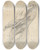 Triptych art skateboard deck of John Trumbull Untitled From Folio Sketches In France And Germany_2 by John Trumbull (1756-1843)