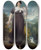 Triptych art skateboard deck of Sir Thomas Lawrence Portrait Of Elizabeth Marchioness Conyngham by Sir Thomas Lawrence (1769-1830)