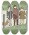 Triptych art skateboard deck of Monogrammist Mfn Costumes Du Matin_1 by Monogrammist Mfn
