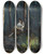 Triptych art skateboard deck of Robert Henri The Reader In The Forest by Robert Henri (1865-1929)