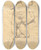 Triptych art skateboard deck of Kenyon Cox Sketch 6 by Kenyon Cox (1856-1919)