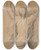 Triptych art skateboard deck of Louis De Boullogne A Nude Study Of Man Seen From The Back Clasping To A Tree by Louis Boulogne (1654-1733)