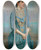 Triptych art skateboard deck of Antoni Caba Portrait Of Llusa Dulce I Tresserra Marquise Of Castellflorite by Antoni Caba (1838-1907)