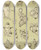 Triptych art skateboard deck of Frederick Mccoy Polyzoa Viii by Frederick Mccoy (1817-1899)