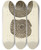 Triptych art skateboard deck of James Sowerby The Mineral Conchology Of Great Britain Pl534 by James Sowerby (1757-1822)