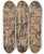 Triptych art skateboard deck of Zygmunt Waliszewski Soldiers Carousel by Zygmunt Waliszewski (1897-1936)
