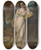 Triptych art skateboard deck of George Romney Portrait Of Mrs Deborah Jemima Maxwell 17551789 by George Romney (1734-1802)