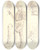 Triptych art skateboard deck of Christen Kbke En Fisker Samt Studier Til Samme by Christen Kobke (1810-1848)