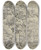 Triptych art skateboard deck of Jan Van Kessel The Elder Path Next To Oak Trees by Jan Van Kessel The Elder (1626-1679)