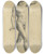 Triptych art skateboard deck of Gustav Klimt Mnnlicher Akademieakt In Bewegung by Gustav Klimt (1862-1918)