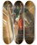 Triptych art skateboard deck of Anders Zorn On The Attic Stairs by Anders Zorn (1860-1920)