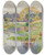 Triptych art skateboard deck of James Nairn Silverstream_1 by James M Nairn (1859-1904)